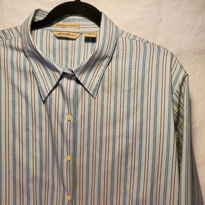 Eddie Bauer Wrinkle Resistant Button Down Long Sleeve Shirt Mens sz. XXL